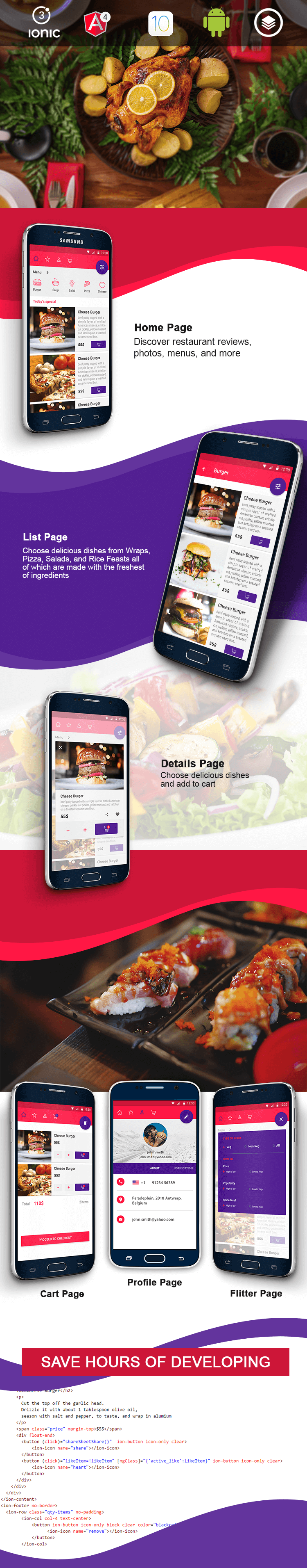 Le Chef - for Online Food Ordering-ionic app theme